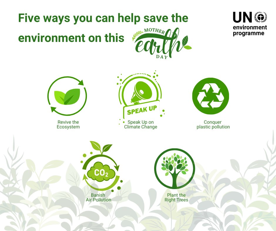 🌏🌱This International Mother Earth Day, a reminder for us to come together & take #ClimateAction ✊ 👉Explore & share this toolkits developed by @UNEP to your friends & networks #ForPeopleForPlanet. unep.org/news-and-stori…