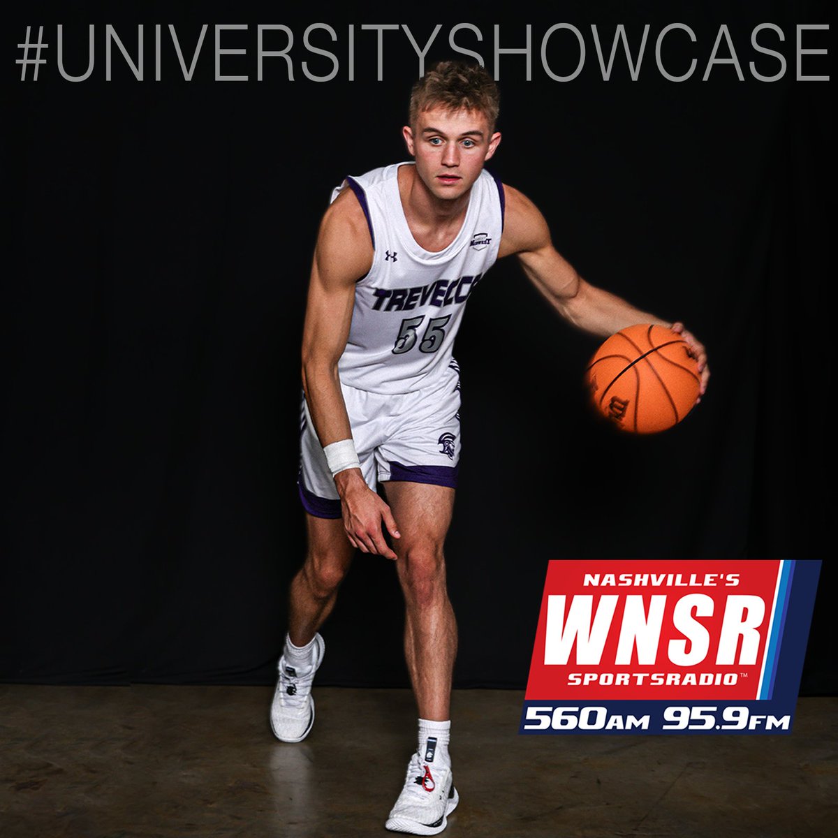 LISTEN @ 8:00 AM Saturday as <a href="/_plambo/">Peter Lambesis Jr</a> sits in on #UniversityShowcase on <a href="/NashSportsRadio/">WNSR - Nashville Sports Radio</a> w/ <a href="/ThePoguester/">Greg Pogue</a>
He'll talk <a href="/Trevecca/">Trevecca Nazarene University</a> hoops and what's next for the recently named CSC <a href="/AcadAllAmerica/">Academic All-America®, selected by CSC</a>
Listen Live at bit.ly/TNUonWNSRlive #PurpleReigns #DefendTheHill