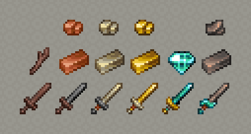 Pack changes #pixelart #Minecraft #ドット絵