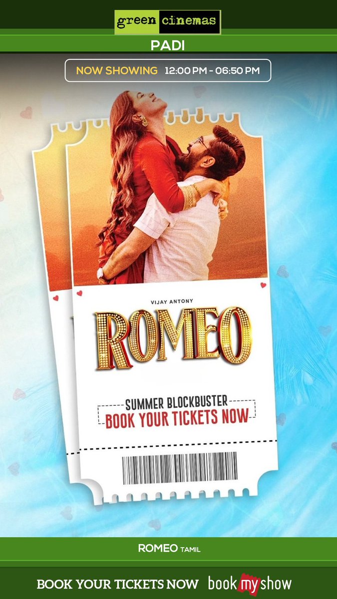 The rom-com of #Romeo is Now Playing at #GreenCinemas Padi 🌹 Get Your Tix 🎟️: bit.ly/Greencinemaspa… #RomeoAtGreenCinemas