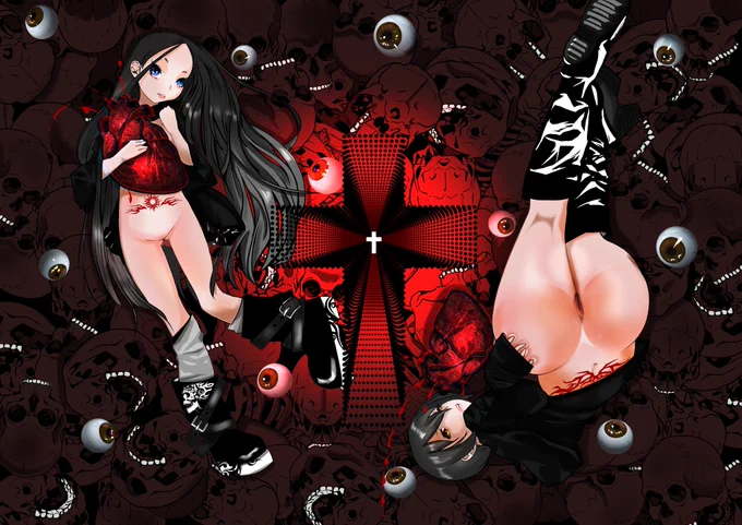 #最近フォローした人は知らない過去絵を晒す というか過去絵じゃないけど公開してない作品。