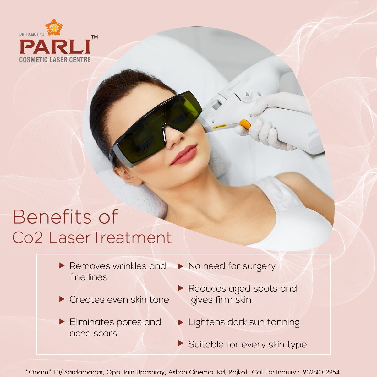 Get the Top #Co2LaserTreatmentinRajkot at #parlicosmeticrajkot

So, Book your Appointment now for #Co2LaserTreatment

parlicosmeticrajkot.com/co2-laser-trea…

#parlirajkot
#parlicosmeticrajkot
#Co2LaserTreatment
#co2laser
#co2laserfacial
#co2lasermachine
#co2laserresurfacing