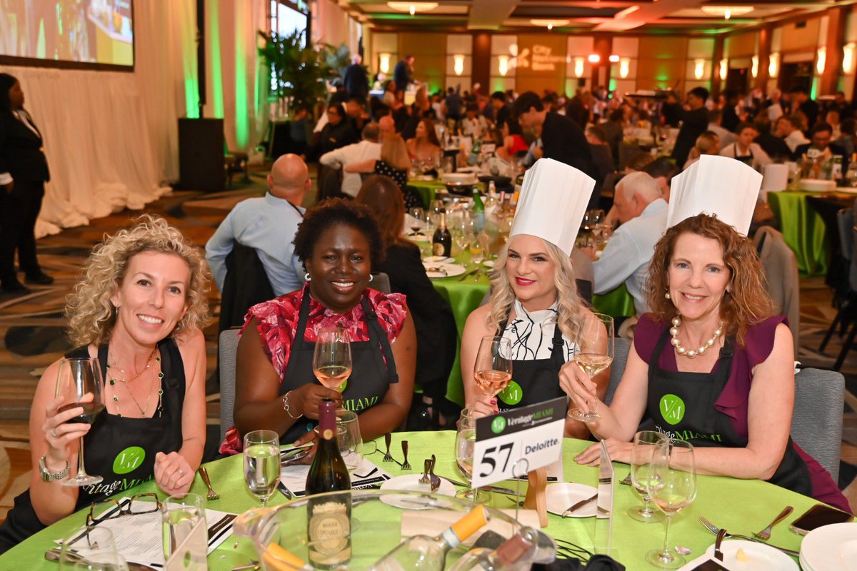 #VeritageMiami, presented by @CityNationalFL, brought together food & wine enthusiasts to #EatDrinkUnite for a #StrongerMiami. Together, we raised more than 1M to support our work in education, financial stability & health. Cheers to making an impact!