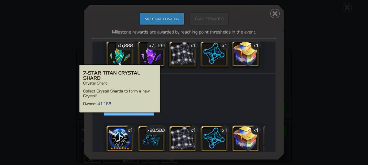 I just finished up the Carina's 7 for 7 challenge, and I did my Winter of WOE objectives today!
Alongside exploration of 8.4, and I'm now ready to do my biggest crystal opening ever🤯
My first videos will be coming soon!
<a href="/MarvelChampions/">Marvel Contest of Champions</a>