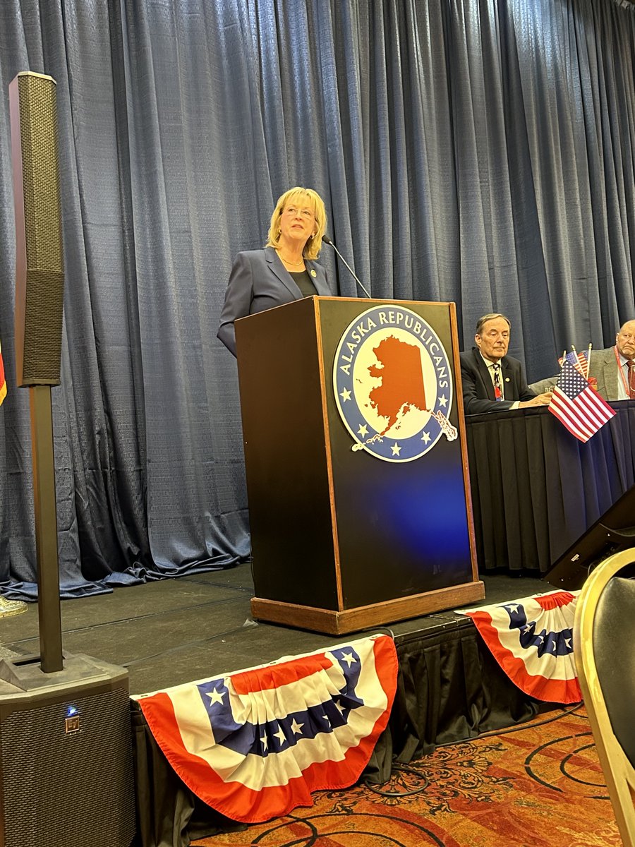 It was an honor to address the Republican Convention here in Anchorage tonight. There is true excitement to flip this seat and bring back conservative leadership to our state. I promise to be that fighter for Alaska and to ensure our safety, security, and prosperity for