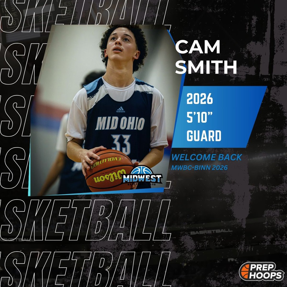Welcome back, Cam Smith! <a href="/mbcgrassroots/">Midwest Basketball Club - Pumas</a>