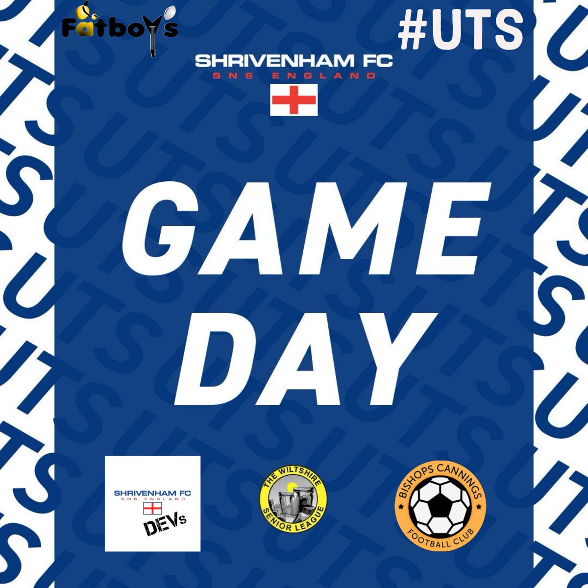 🔵⚪️GAME DAY🔵⚪️ The boys are back in action this afternoon, as we host @ClubBishops 🆚 @ClubBishops 🏆Wiltshire Senior League - Division 1 ⌚️ 15:00 RECREATION GROUND, SHRIVENHAM, SWINDON, SN6 8BJ #UTS @WiltsLeague @OxOnFootball @YSswindon