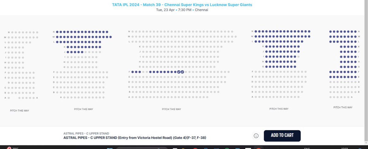 #CSKvsLSG Tickets 
#csktickets