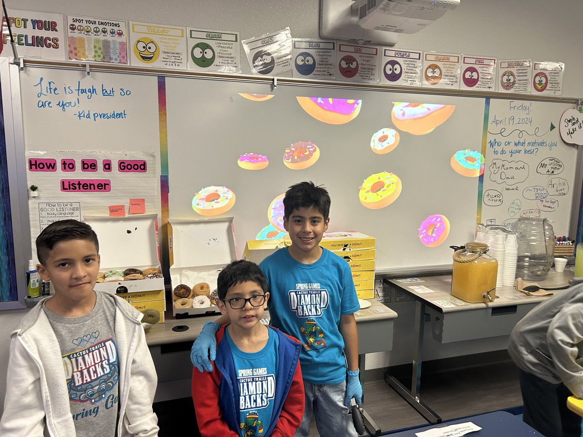 Ask us our interests and we are happy to share with you! Mrs. Espinozas class shares info and goodies during autism awareness month. #CactusMakesPerfect 🌵❤️ #TeamSISD #WeLeadTX