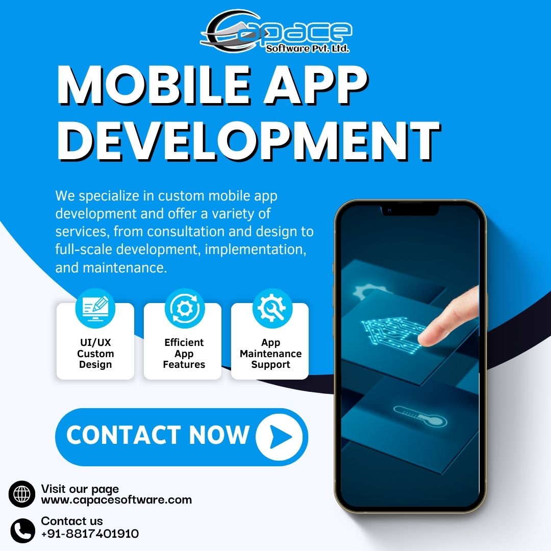 Unlock your app's potential with Capace Mobile App Development! Let's turn your ideas into reality. 

#appdevelopment #mobileappdevelopment #mobileapps #applicationdevelopment #appdevelopmentcompany #mobile #development #app #raisify