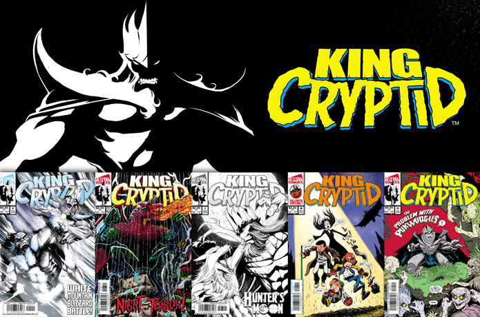 New England's supernatural hero battles killer creatures and the organization that creates them. Become backer #1015 and help make it happen for KING CRYPTID #5-9 - Monsters & Mysteries! Pre-order Direct: alternacomics.com/kingcryptid Pre-order on Indiegogo: igg.me/p/2835615/twtr…