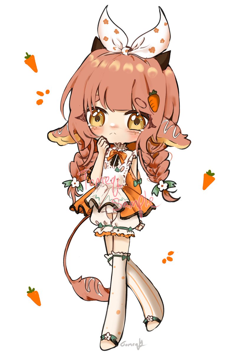 nyallo opening tall chibi c☆mmissions for $20 usd! pls dm me if interested :'3!!