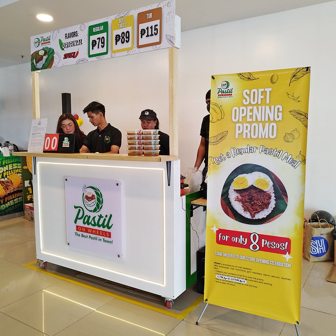 oddpixelsdesign's tweet photo. Pastil On Wheels is officially open!  Huge congrats to Mr. Charles Samson on the launch! Designed their brand identity &amp; it's amazing to see it come to life. Here's to continued success! #PastilOnWheels #Design https://t.co/30JwpPm2MY