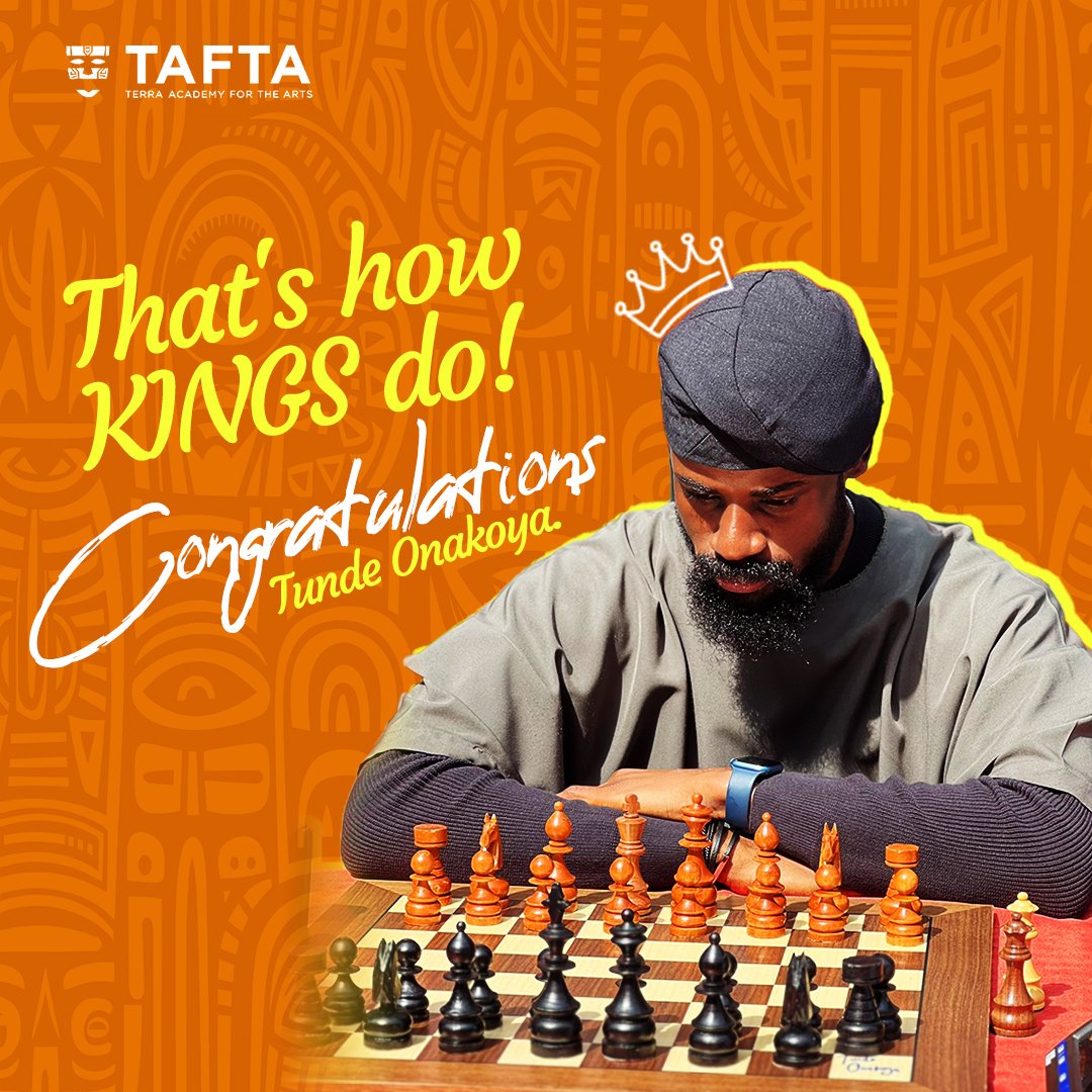 We celebrate @Tunde_OD for completing this massive feat! 🥳 More inspiring is his goal to raise $1 million for children's education. We are reminded that it is still possible to do great things from a small place! #chessmarathon #DreamerBoy