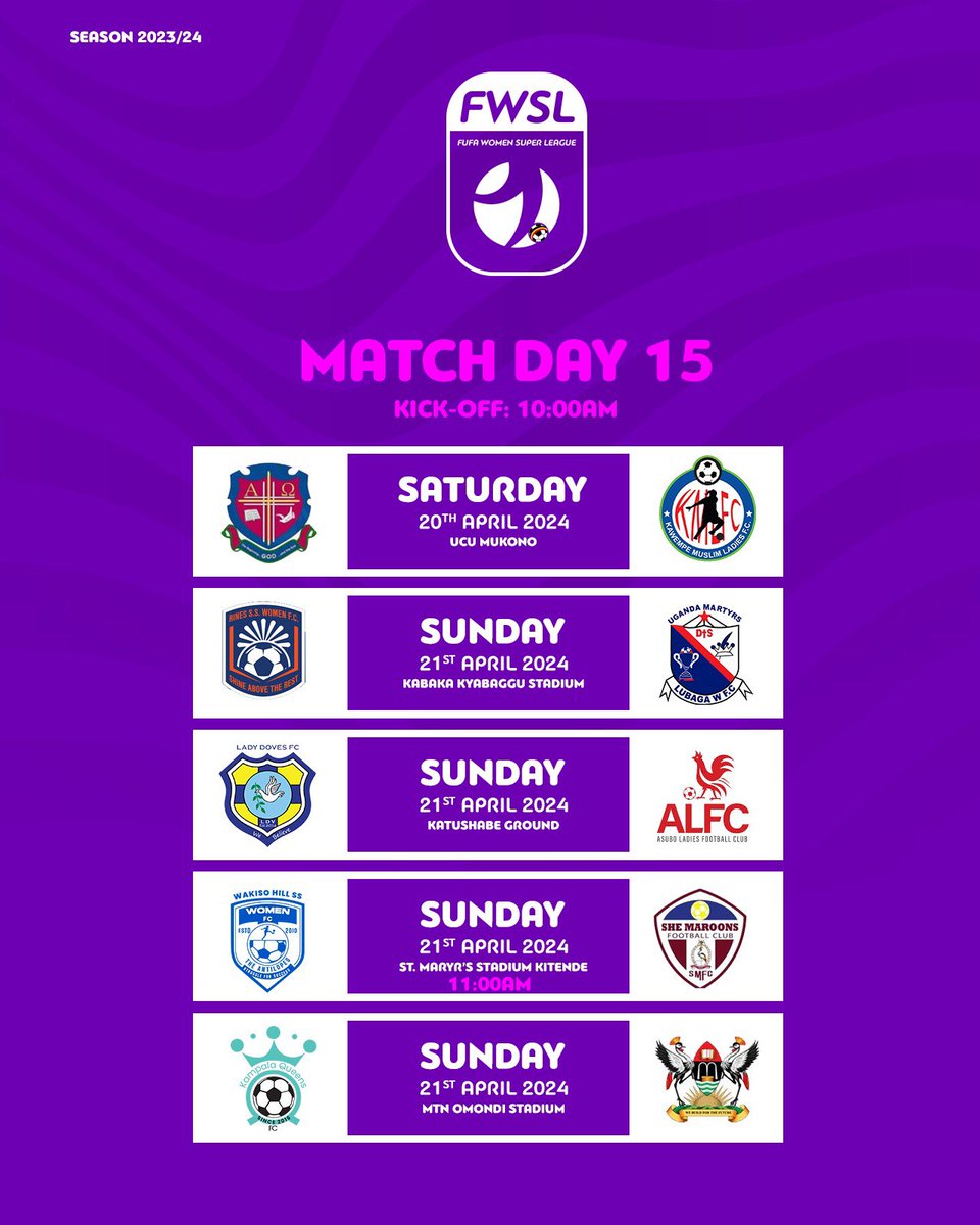 Tr3vorMark's tweet image. MATCH DAY 15
#USFN | #WomenFootball | #FWSL