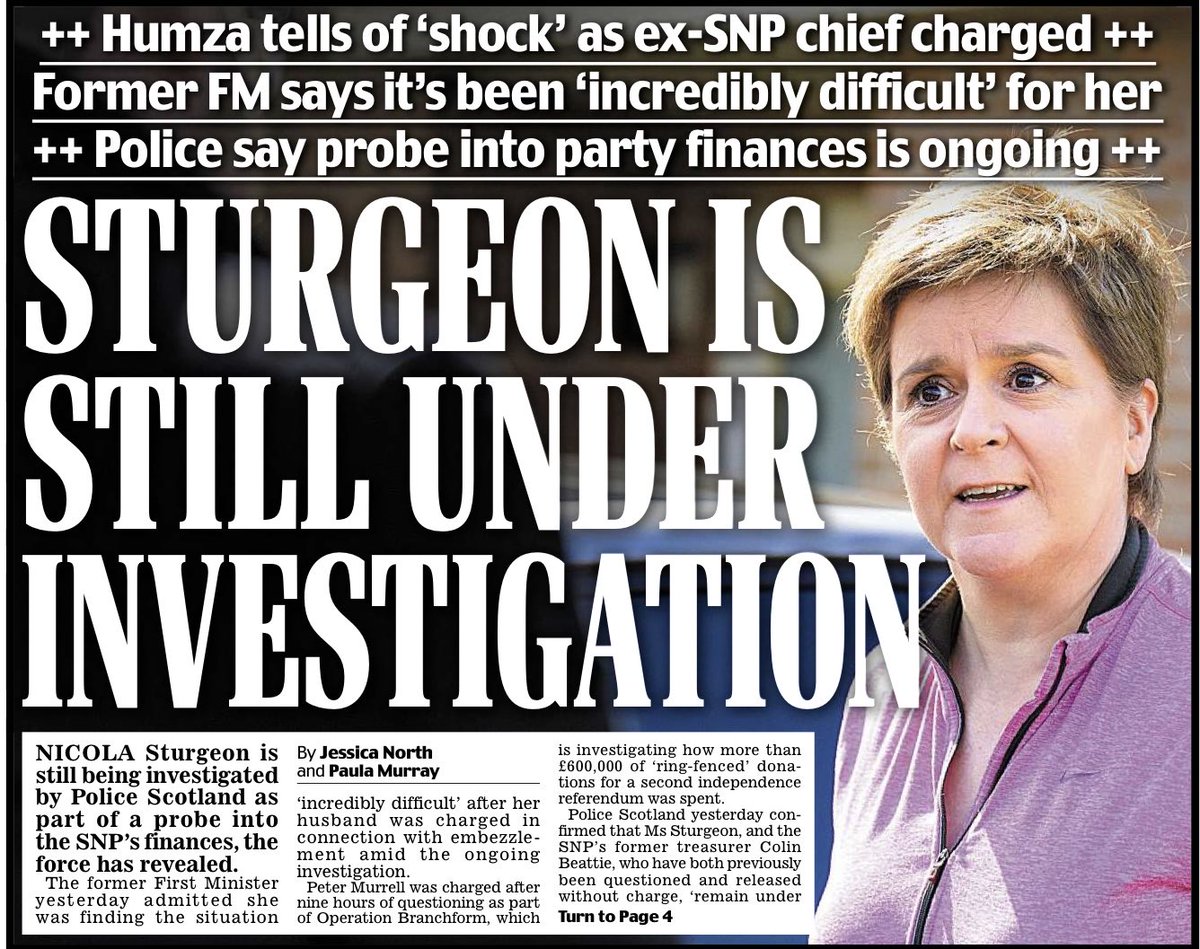 10 years on from a divisive and ruinous Independence vote, Karma is finally catching up with this duplicitous Bitch. And I for one am here for it with bells on. Time to pay the Piper for all your lies and arrogance. We see you #NicolaSturgeon