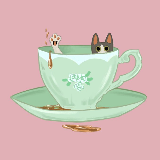 「saucer tea」 illustration images(Latest)｜2pages