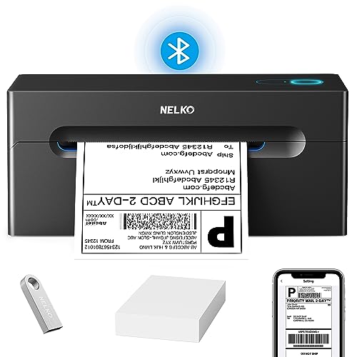 Nelko Bluetooth Thermal Shipping Label Printer, Wireless 4x6 Shipping Label Printer  geni.us/NelkoThermalPr… #commissionsearned #sponsored #amazoninfluencer #nelkopartner