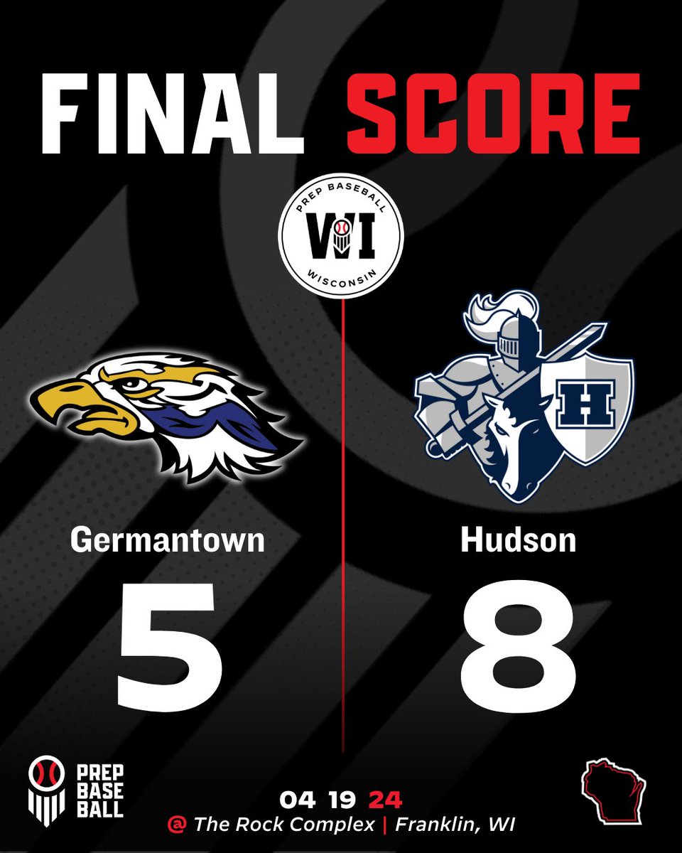 PrepBaseballWI's tweet image. Hudson came out on top in this extra-innings affair. The Raiders’ offense was just too much, as they put up three runs in the final frame en route to the win. 

◼️ Hagman: 3-for-5, HR, 2B, RBI
◼️ Zeuli: 2-for-4, RBI, R
◼️ Brathol: 1-for-3, 2 RBI
◼️ Abrahamson: Clutch RBI single