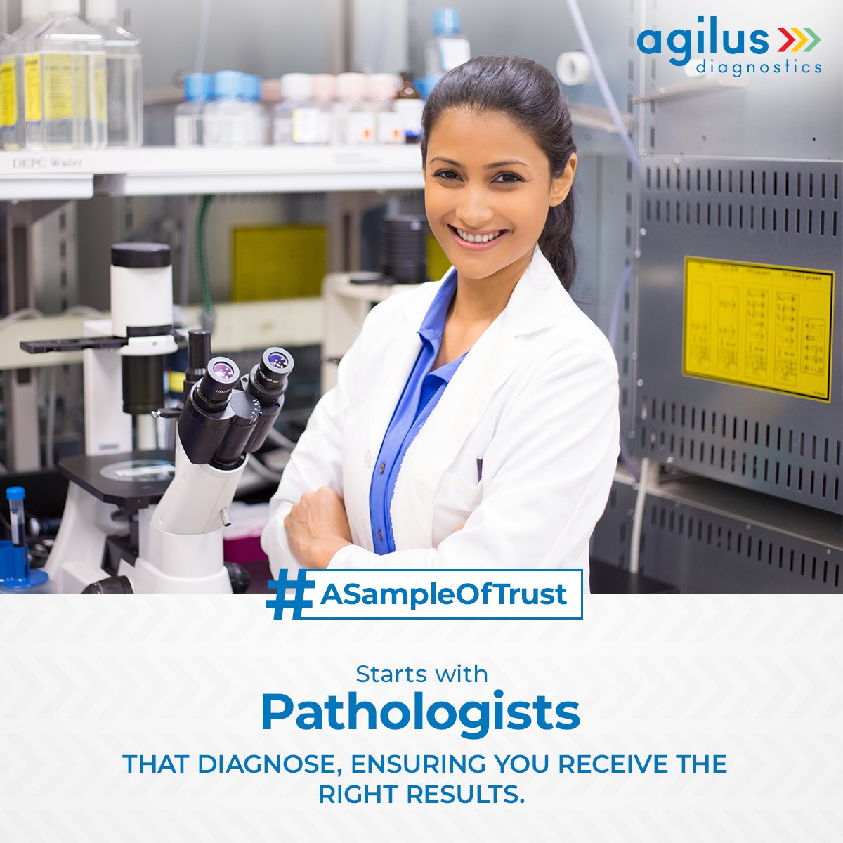agilusDx's tweet photo. At Agilus Diagnostics, trust is more than a word—it's a journey. From collection to precision to diagnosis , every step is guided by our unwavering commitment to your well-being.
#AgilusDiagnostics #Health #LabWeek #LabProfessionalsWeek https://t.co/3MIgqtPfmr