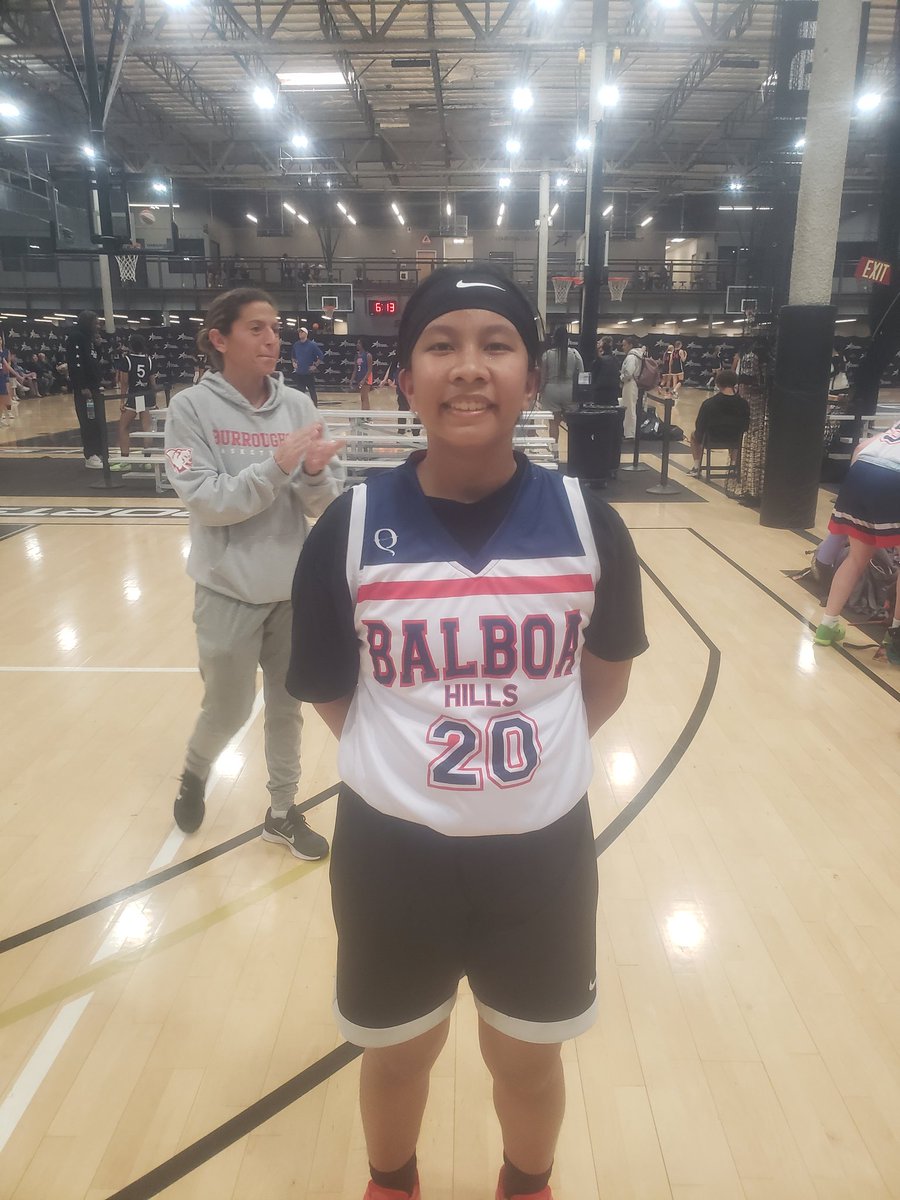 Balboa Hills Stripes Alyssa Badua with the buzzer beating layup for the win.  SPRING/SUMMER underway!!!