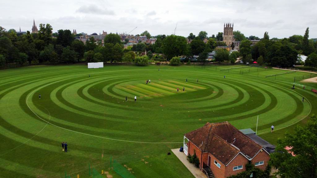 WG_RumblePants's tweet photo. Today’s beautiful cricket ground is Magdalen College School Oxford https://t.co/JdtTimJYHx