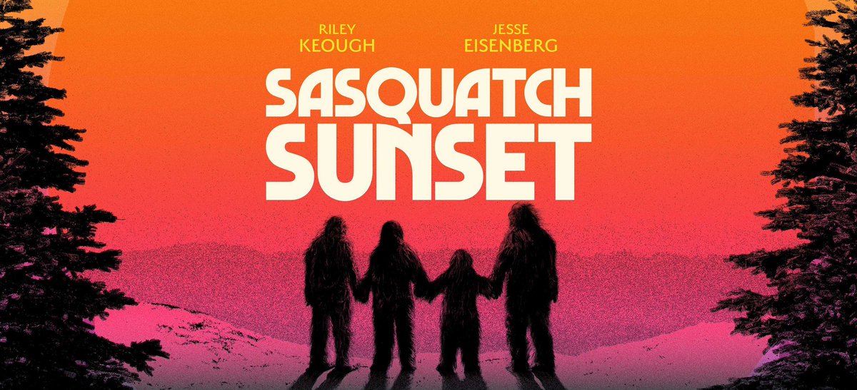 Caught up with Sasquatch Sunset this afternoon. Come for the gross-out Bigfoot humor, stay for the surprisingly thoughtful meditation on the vanishing wilderness giving way to myth-making and commodification. @zellnerbros @bleeckerstfilms