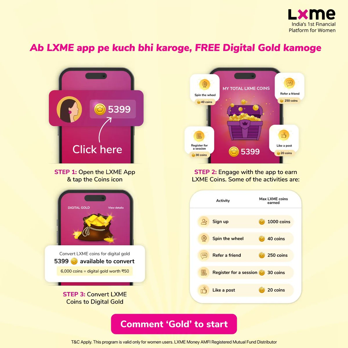 Answer: Yasss, she's earning FREE Digital Gold on the LXME App by just scrolling and engaging.⭐
Why are still here? Click the link, switch the app and start creating wealth while learning about finance.💰
lxme.onelink.me/95JV/twitter 

#lxme