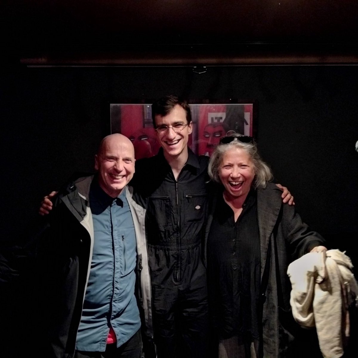 So this happened: Joey Baron & Robyn Schulkowsky came to see my solo show at @knuttelhouse1 in Tokyo yesterday! ♥️🎶 So grateful. 

#joeybaron #robynschulkowsky #jazzroyalty #solo #soloconcert #loop #livelooping #live #concert #jazz #vocaljazz #jazzsinger #jazzvocalist #tokyo
