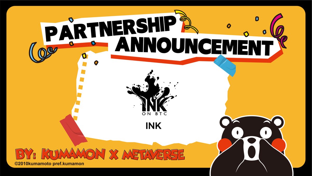 zetman_eth's tweet photo. 🟠🟠ATTENTION! PEOPLE🟠🟠

We are excited to announce the official partnership between INK @inkonbtc and @UNE_KUMAMON_NFT!

🟠INK IS FOR THE PEOPLE
🟠KUMAMON BRINGS JOY AND HAPPINESS TO THE PEOPLE

🎁We're giving away 10 Kumamon WL🎁

1. ✅ Follow: @UNE_KUMAMON_NFT @UneWeb3 @inkonbtc
2. 🔄 RT + Drop your EVM address
3. Join Discord: https://t.co/UroRXjZl5z
