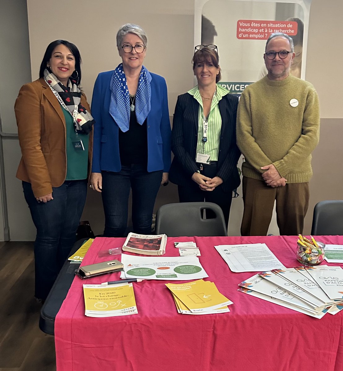 ✳️Soirée des entrepreneurs à la Motte (83). ▶️Cap emploi 83 partenaire pour vous aider dans vos recrutements et le maintiens de vos collaborateurs dans et en emploi. ✅Convivialité, ❎écoute, ♻️partage❇️complémentarité 🔆 #emploi #agefiph #cheops #france #travail