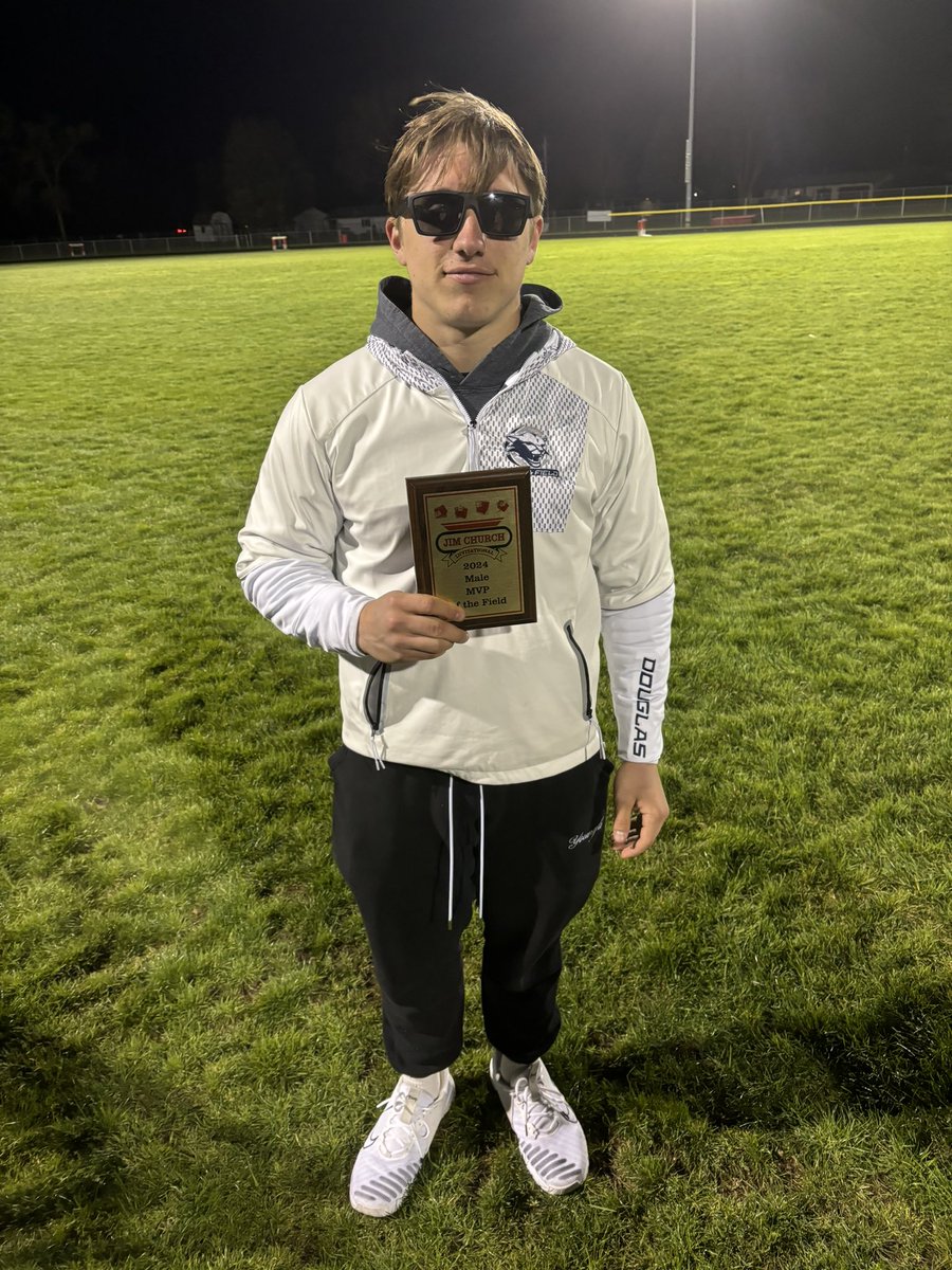 CJSHS_Track's tweet photo. 🚨MVP Alert🚨

@Owen_Douglas__ continued to do his thing, and left no doubt that he was the 2024 Jim Church Invite field MVP!  

🏆Boys Field MVP
🥇Shot Put
🥈Discus

#ShadesOn
#BrightFuture
#FeedTheCougs https://t.co/Mf2vvKJjdo