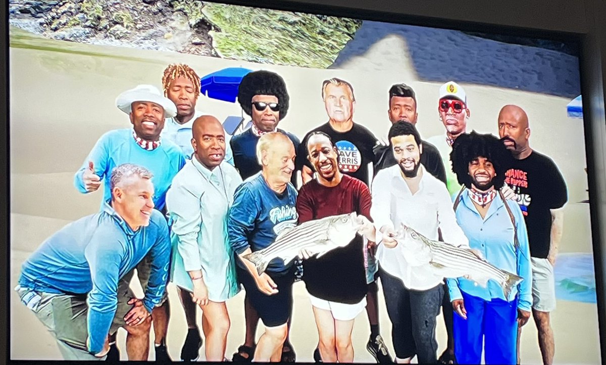 Caleb Williams makes the Bulls gone fishin’ graphic on TNT 🐻⬇️