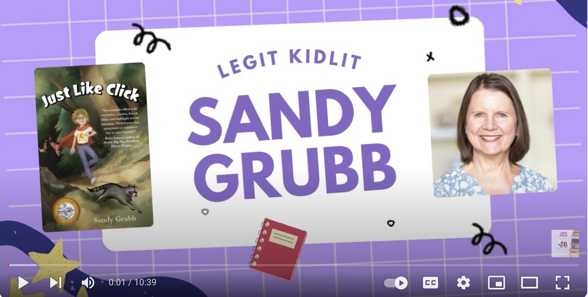 Legit KidLit posted this interview with me on their YouTube page: youtube.com/watch?v=uKD9qE… The KidLit community has been incredibly generous with their time in promoting books for kids. They don't charge authors to do this. I am so grateful for their generosity. <a href="/Fitzroy_Books/">Fitzroy Books</a>