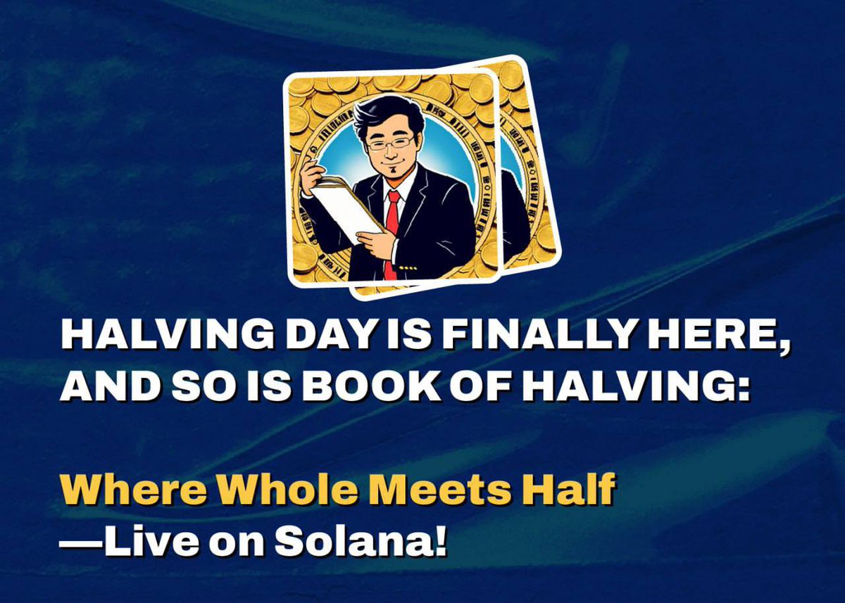 Ralvero's tweet photo. Aped Book of Halving (SOL)

Chart looks bullish and ready to send!
They build a strong community, huge marketing and based team behind. What else you need!?

Let’s send this to new ATH’s!! Looks good. 

Ca:
27g5yYRp9Ks1C27BTteSdq8dMasFcfaDjyCPBjmkiR3G

https://t.co/PrO45fN9TO

https://t.co/CqBXbLzTSL

https://t.co/FDdfLd9nG3

https://t.co/ZPn3Vo9Mp8