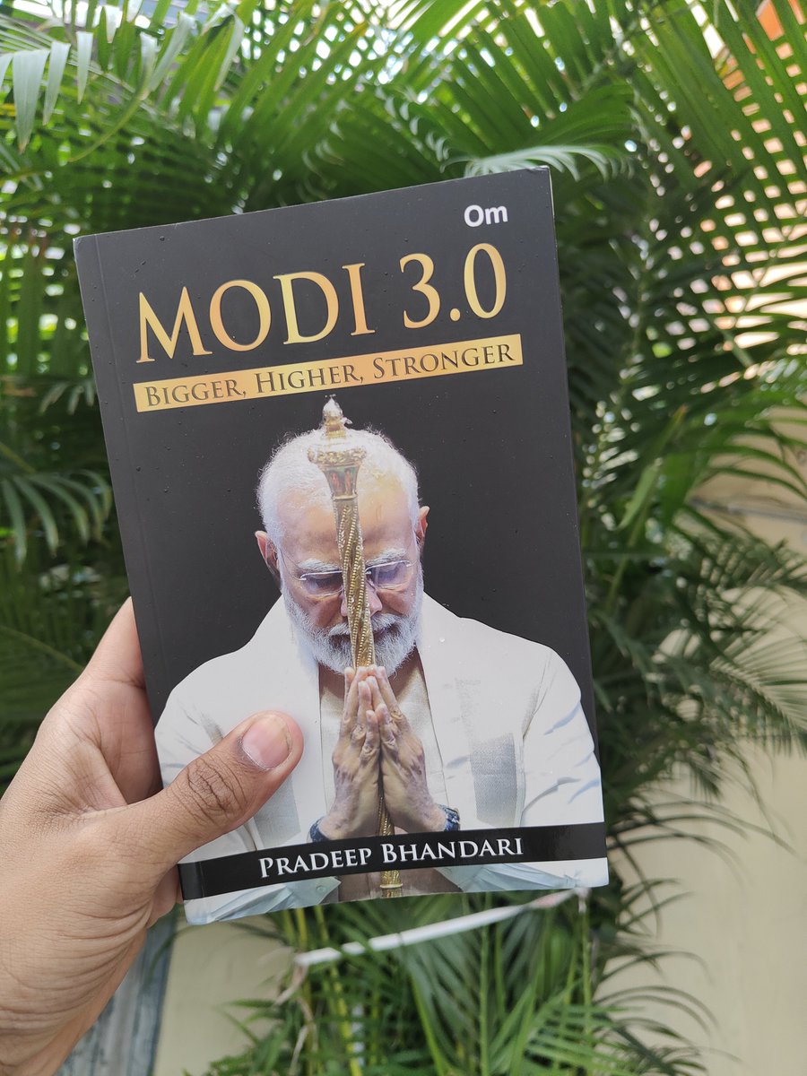 The world gets ready for Modi 3.0 making India Bigger and Stronger! Thank You @pradip103 bhai for this book! 🔥 #PhirEkBaarModiSarkar