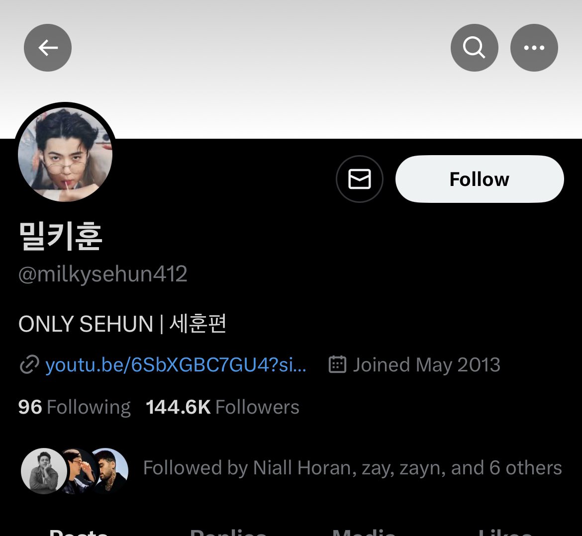 EH? ZAYN AND NIALL ARE FOLLOWING THIS SEHUN ACCOUNT? 😭