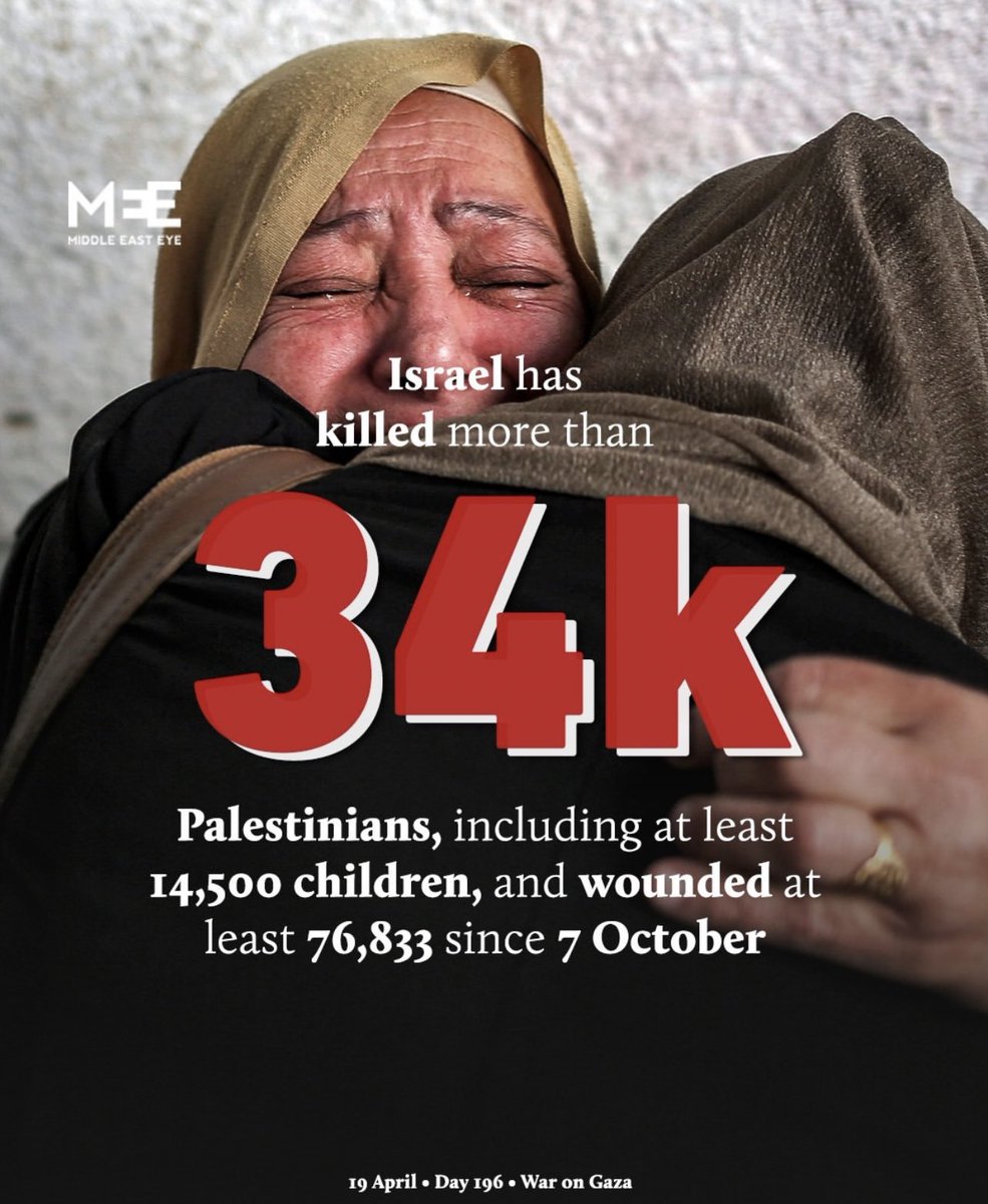 Israel has killed or injured more than 110K civilians in just 6 months. This is the most well-documented genocide in history.