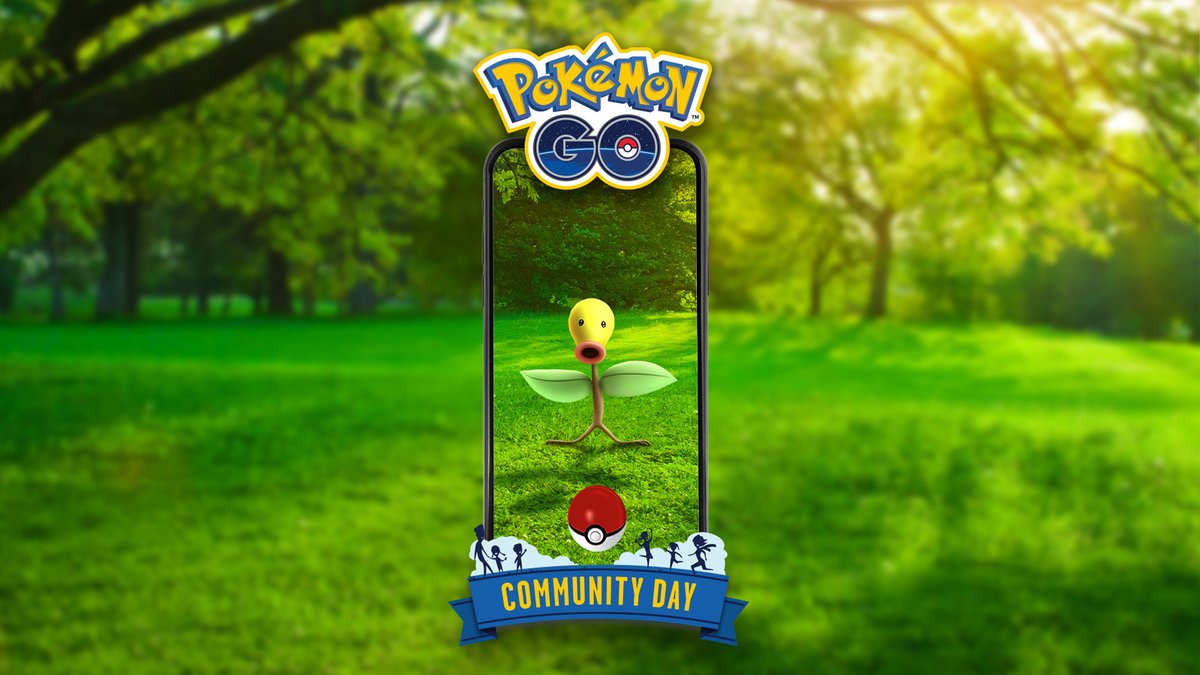4月の「コミュニティ・デイ」イベントでは、「マダツボミ」とたくさん出会えます！🍃 ＃ポケモンGO #PokemonGOCommunityDay