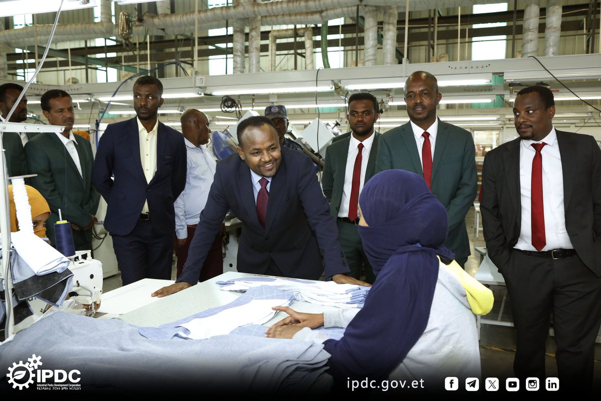 EthiopiaIpdc's tweet photo. Tribus, a textile manufacturing company located in Kombolcha Industrial Park, which is one of the huge investment centers managed by IPDC, has revealed that it is supplying its products to the American market. https://t.co/cFULmsEUxs