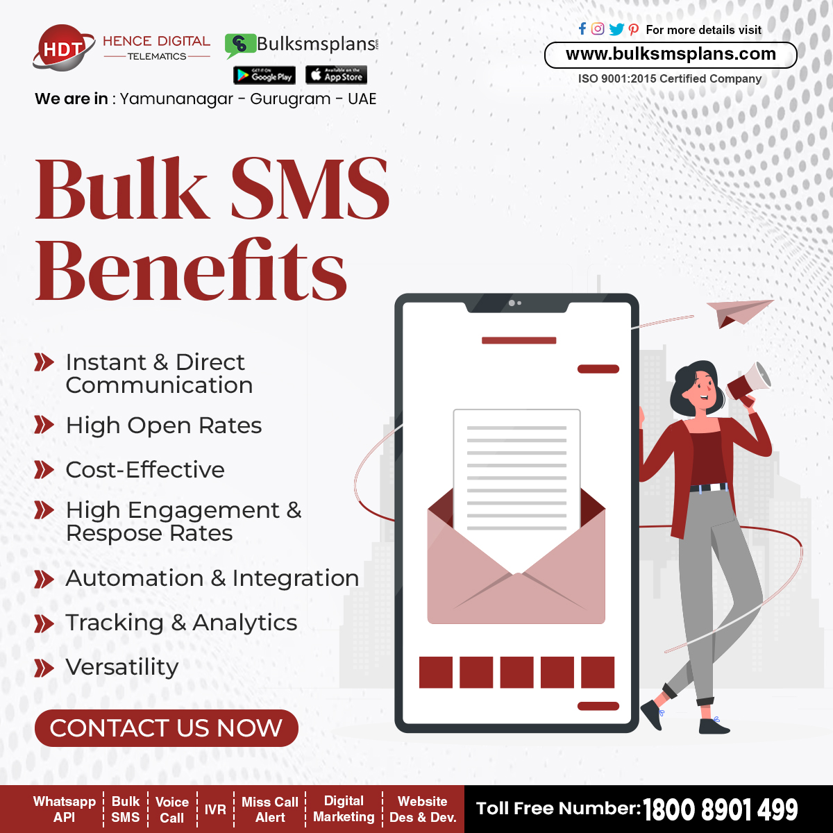📱 Looking for an efficient way to reach your audience? Look no further! 🚀 Buy promotional or transactional SMS from BulkSMSPlans. 

Support@bulksmsplans.com
Book free call - 074049 00081

 #BulkSMS #PromotionalSMS #TransactionalSMS #ConnectInstantly #BoostYourBusiness 💼📲
