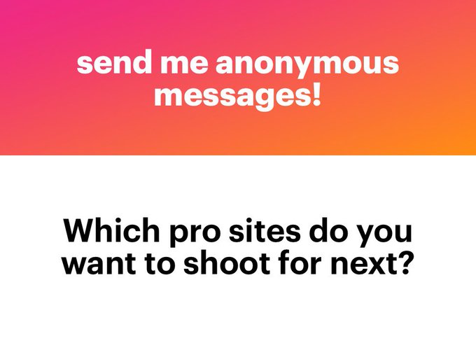 This is a really good one 🥰 off the top of my head I&rsquo;d love to shoot for hardx darkx dogfart and anyone