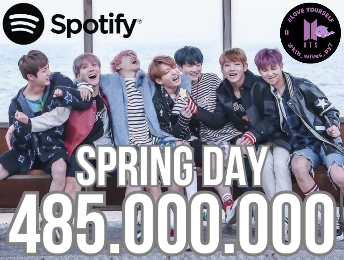 BTS_LYS_PY7's tweet photo. — 📊 “Spring Day” de #BTS ha superado 485.000.000 MILLONES de streams en Spotify!🔥

🖇️: https://t.co/9h4bmLxWOt

– FELICITACIONES #BTS 🥳💜
CONGRATULATIONS BTS
CONGRATULATIONS BANGTAN
#BTS #BTSARMY #방탄소년단 @BTS_twt #SpringDay #SpringDayByBTS #BTS_SpringDay https://t.co/nmstj2CiMT