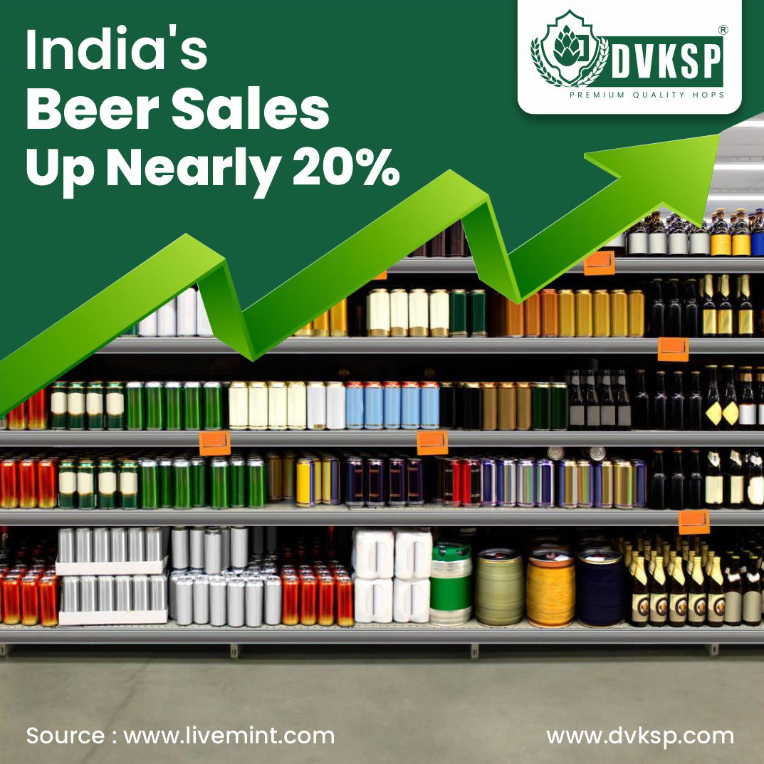 Recent off-trade channel data reveals a shift in Indian beer consumption towards packaged options. Sales through retailers surged by 18.5% compared to a mere 6% growth in draught beer. Convenience & increasing incomes are propelling this trend.🍻 #PackagedBeers #Beersales #dvksp