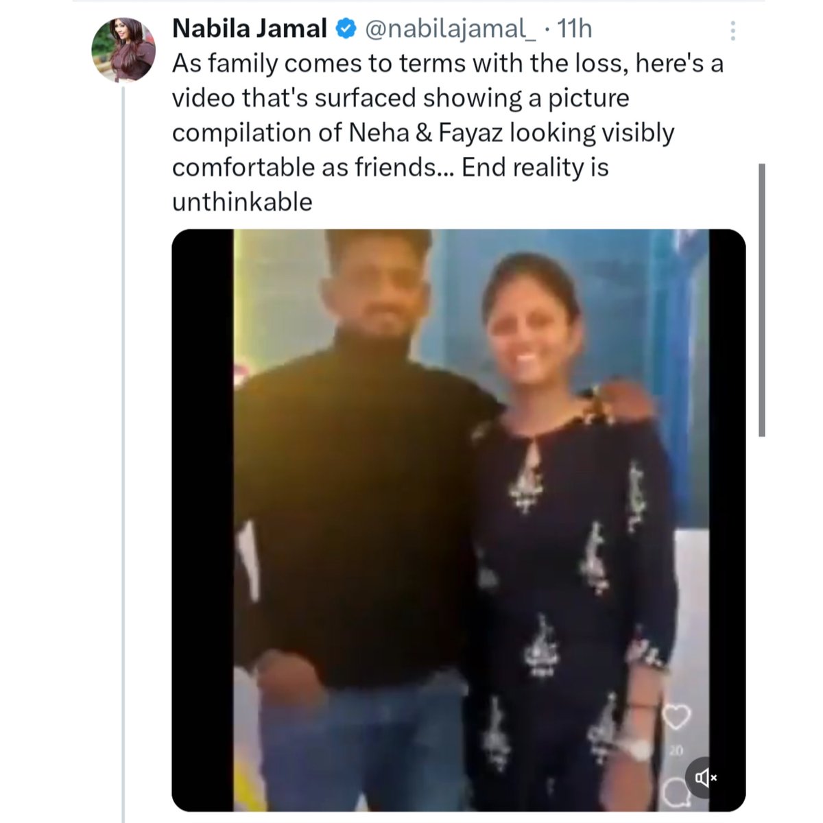 'Neha and Fayaz were friends, hence Fayaz kiIIing her for rejecting his love proposal is ok - Seculars' This is how they justify the atrocities against Hindus....