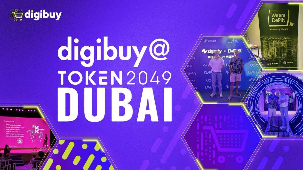 cdariofficial's tweet photo. 🤘 Another successful day of the Token2049 passed!
🥳 We went to the Polkadot Pulse, We Are Depin and the Zignaly - token meetup!
🚀 digibuy is on the forefront of web3 development!
#TOKEN2049CryptoFest #Dubai
#digibuy https://t.co/fjCgQIqd6f