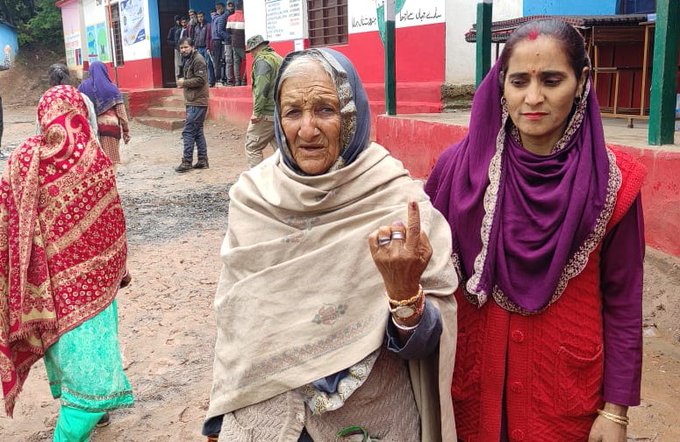 Despite rain, Udhampur Parliamentary Constituency recorded 68.27% polling #udhampur #Elections2024