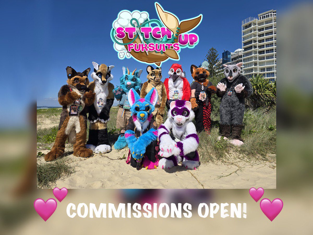 It’s that time of the year again, where I open up for commissions! 

Use the link below to fill out our form and a quote will be emailed to you, ABSOLUTELY FREE! 

Share with your friends!

forms.gle/d7fhpJsqJC28gW…

#furry #fursuit #fursuitcommissions #furryfandom #furryart