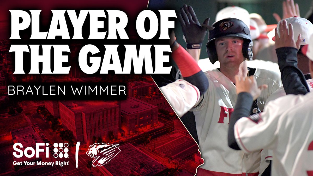 Congratulations, tonight’s @SoFi Player of the Game, @braylenwimmer08! Wimmer blasted a 2-run HR in the 4th. But our whole team were really the Players of the Game! SoFi. Get Your Money Right.