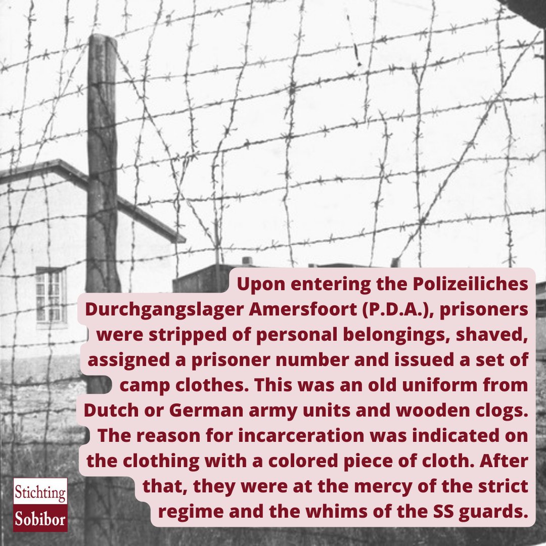8/10 Hein was after his arrest sent to Polizeiliches Durchgangslager @Kamp_Amersfoort. Where he was a prisoner together with his father Barend Lindeman. Barend and his 2nd wife Rebekka Meijer were murdered in Sobibor on May 14, 1943.